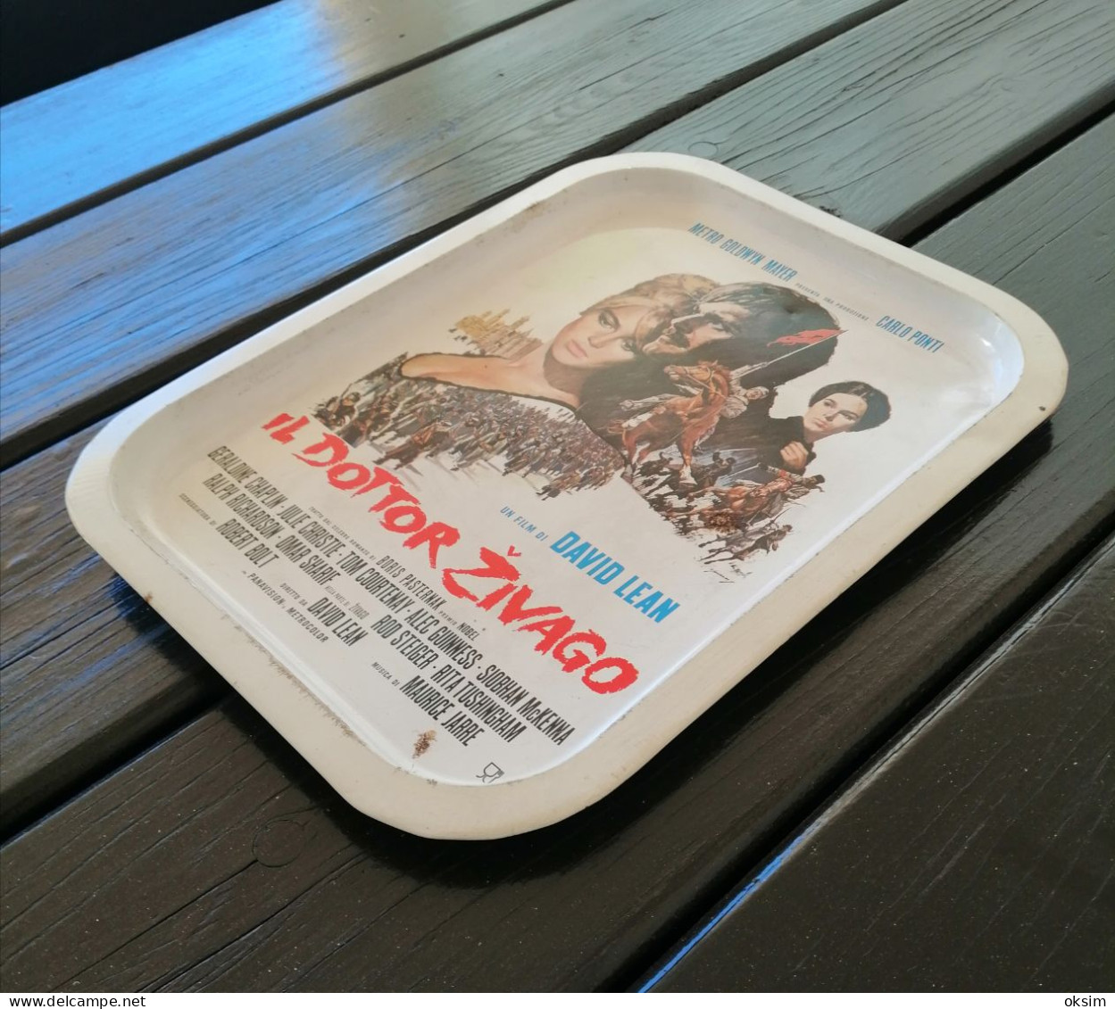 Il Dottor Živago, Doctor Zhivago, Tin Tray - Publicité Cinématographique