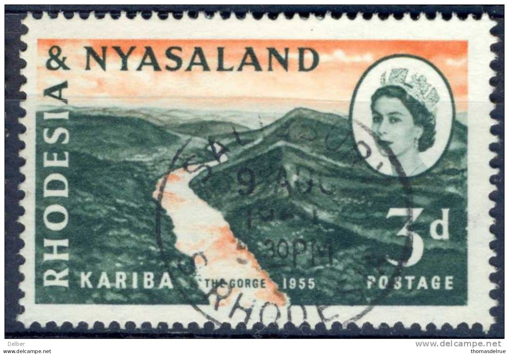 _Na471: RHODESIA & NYASALAND: Y.&T.N° 33 - Rhodesia & Nyasaland (1954-1963)