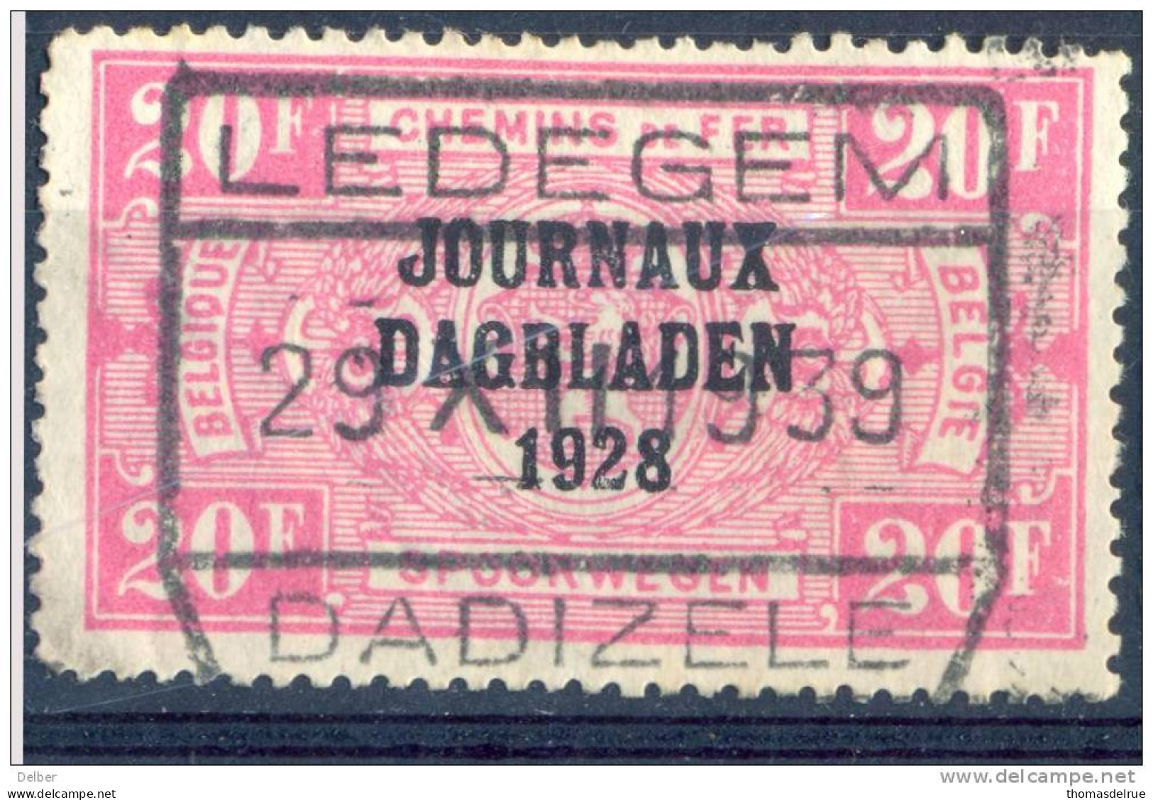 _Ys496: LEDEGEM // DADIZELE Op DA36 : - Newspaper [JO]