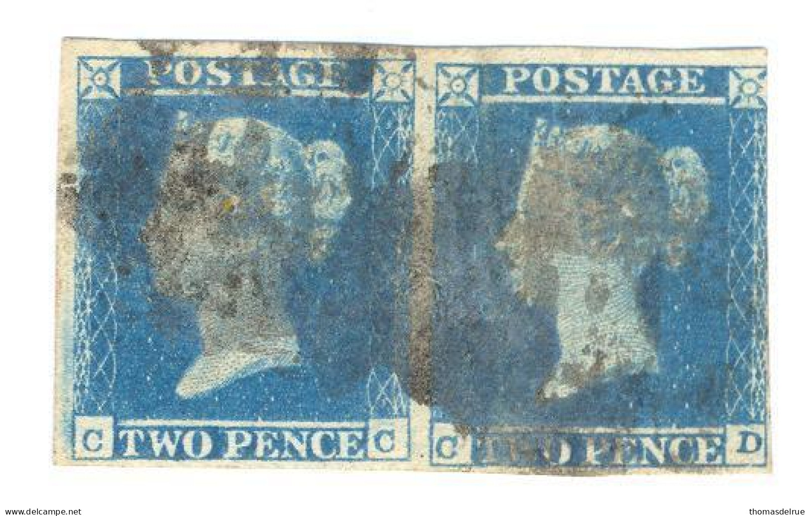 Bp99:SG13-15:   C__C - C__D : Plate 4 - Used Stamps