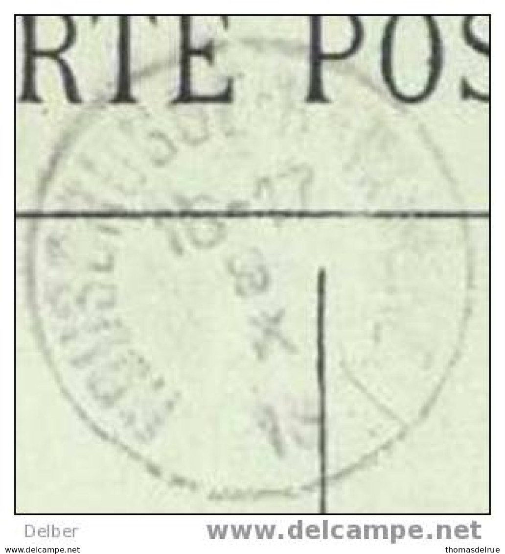 Wb259: 5cts Semeuse > ROUSBRUGGE-HARINGHE  9 X 15 - Unbesetzte Zone