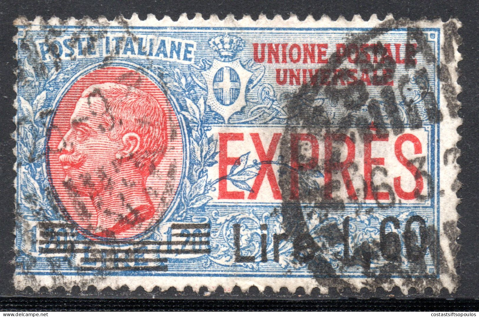 2150. ITALY 1924 SPECIAL DELIVERY SC. E12 - Express Mail