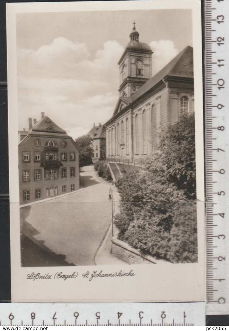 Lößnitz Im Erzgebirge St. Johanniskirche, Nicht Gelaufen ( AK 4109 )günstige Versandkosten - Lössnitz