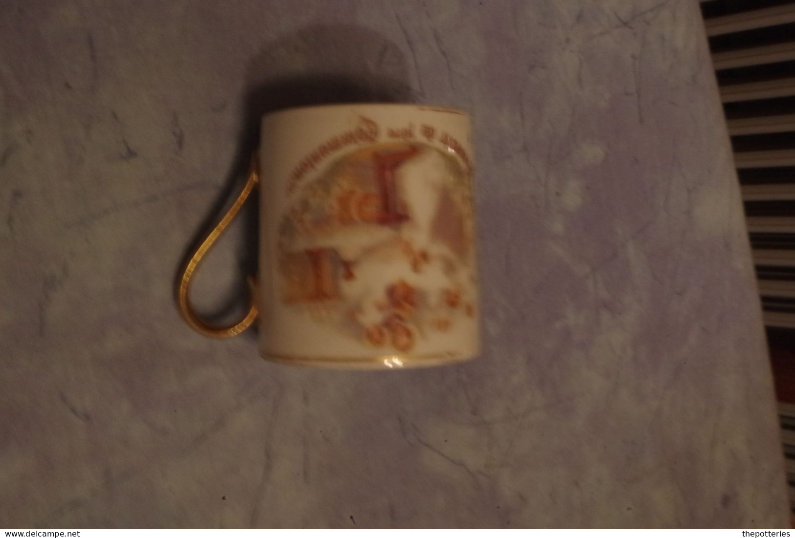 B18 Tasse Cup Pierre Picard Limoges Souvenir De Premiere Communion Dorée Or Fin Religion Catholique - Limoges (FRA)