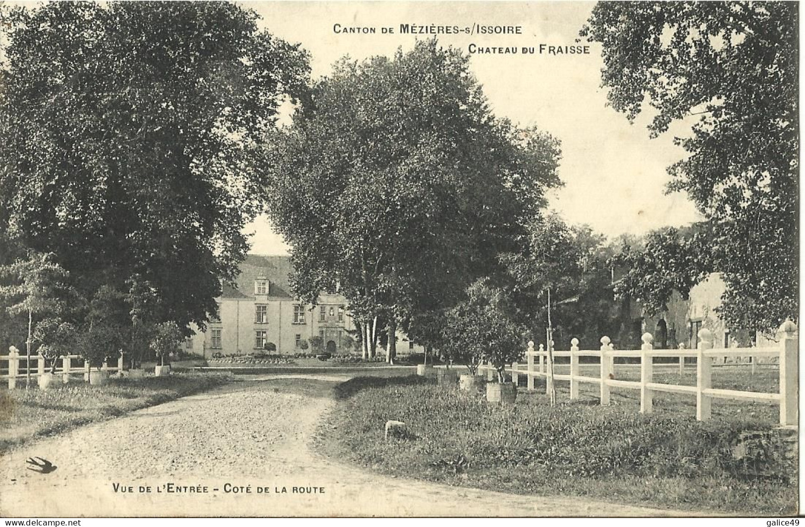 6137 CPA Mézière ( Mézières ) Sur Issoire - Château De Fraisse - Meziere Sur Issoire