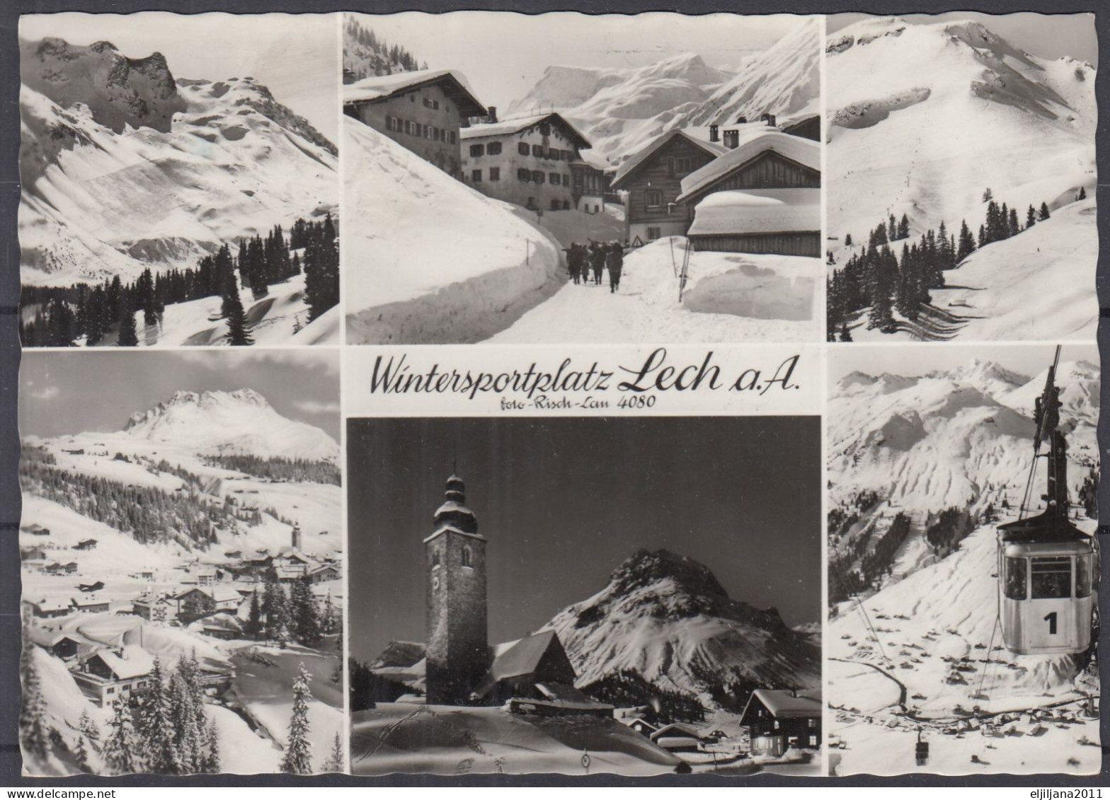 Action !! SALE !! 50 % OFF !!  Austria 1970 ⁕ Wintersportplatz LECH ⁕ Postcard With Stamp - Lech