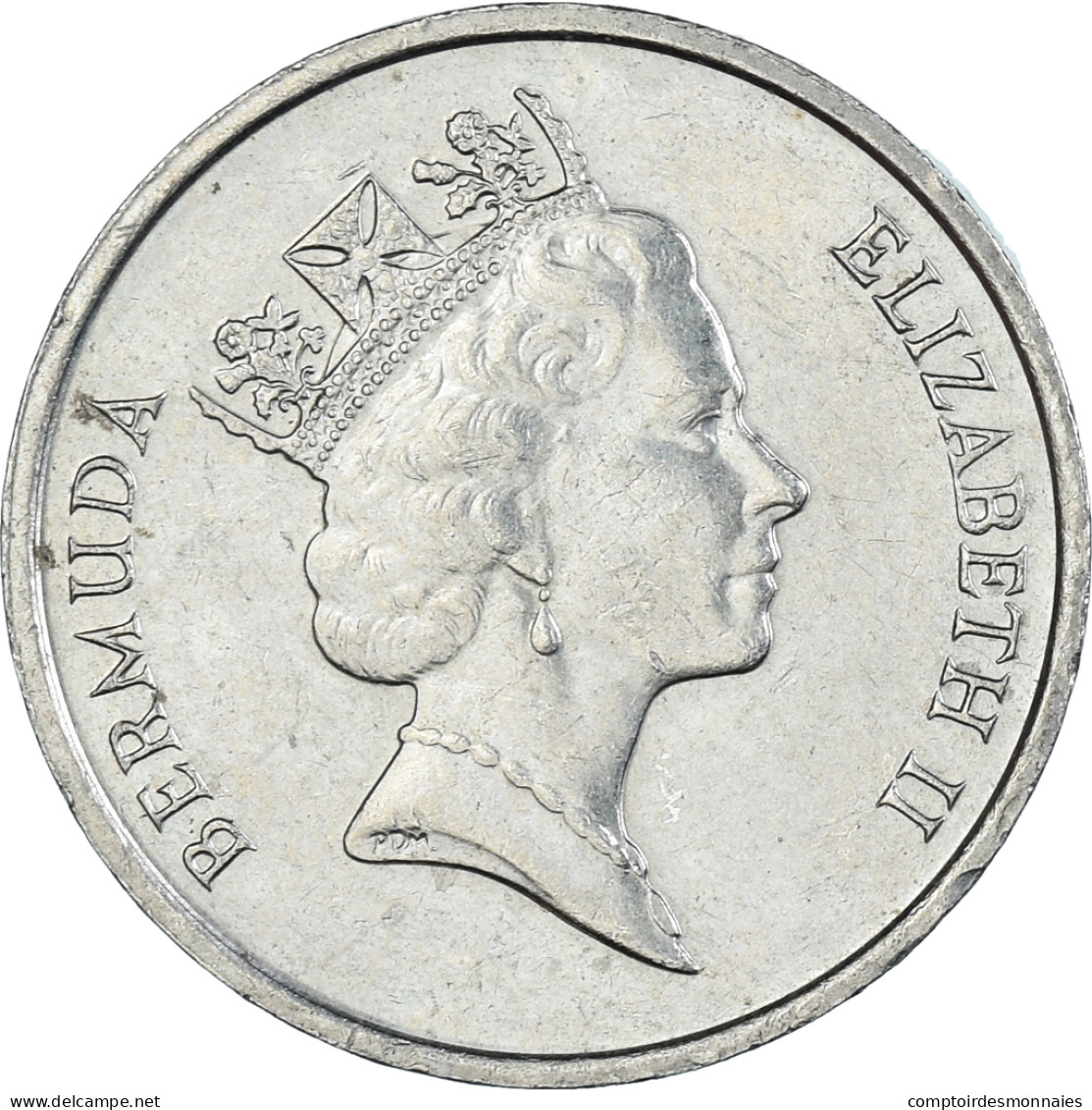 Monnaie, Bermudes, 5 Cents, 1986 - Bermudes