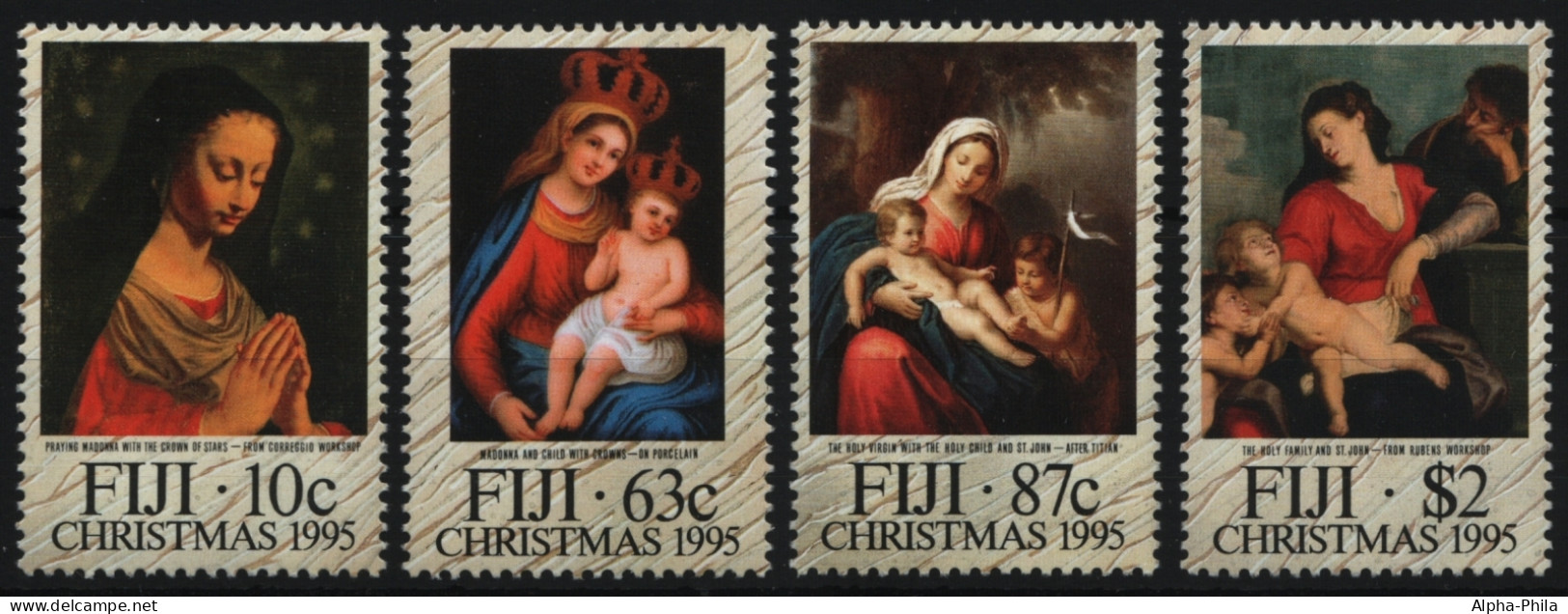 Fidschi 1995 - Mi-Nr. 753-756 ** - MNH - Weihnachten / X-mas - Fidji (1970-...)
