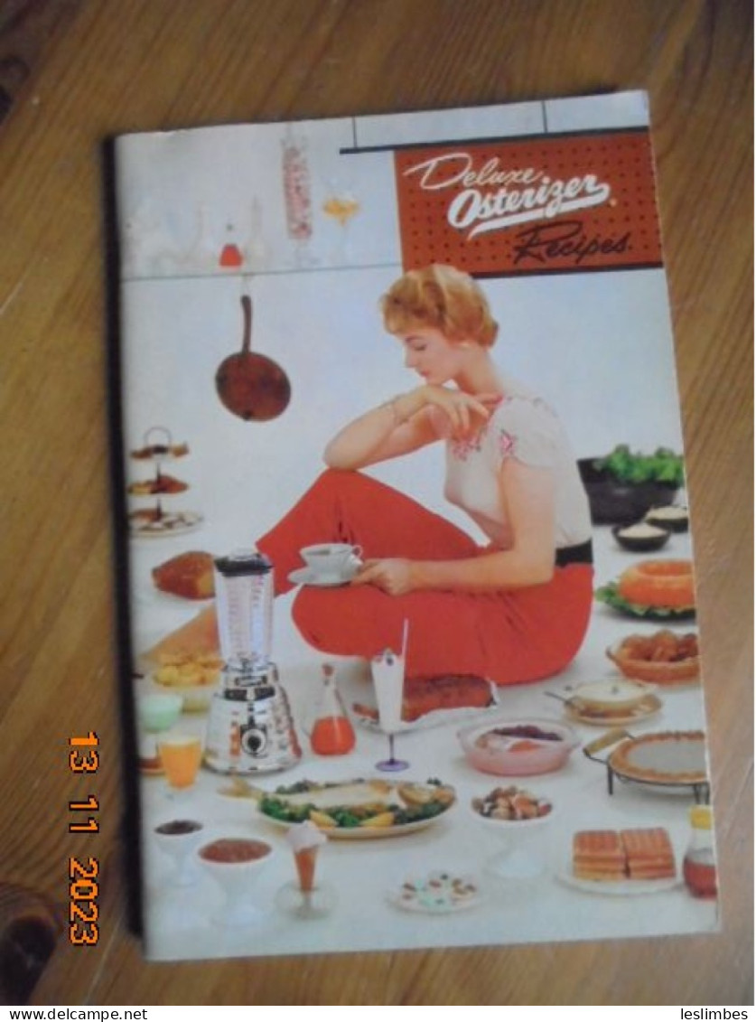 Deluxe Osterizer Recipes - John Oster Manufacturing Company 1955 - Américaine