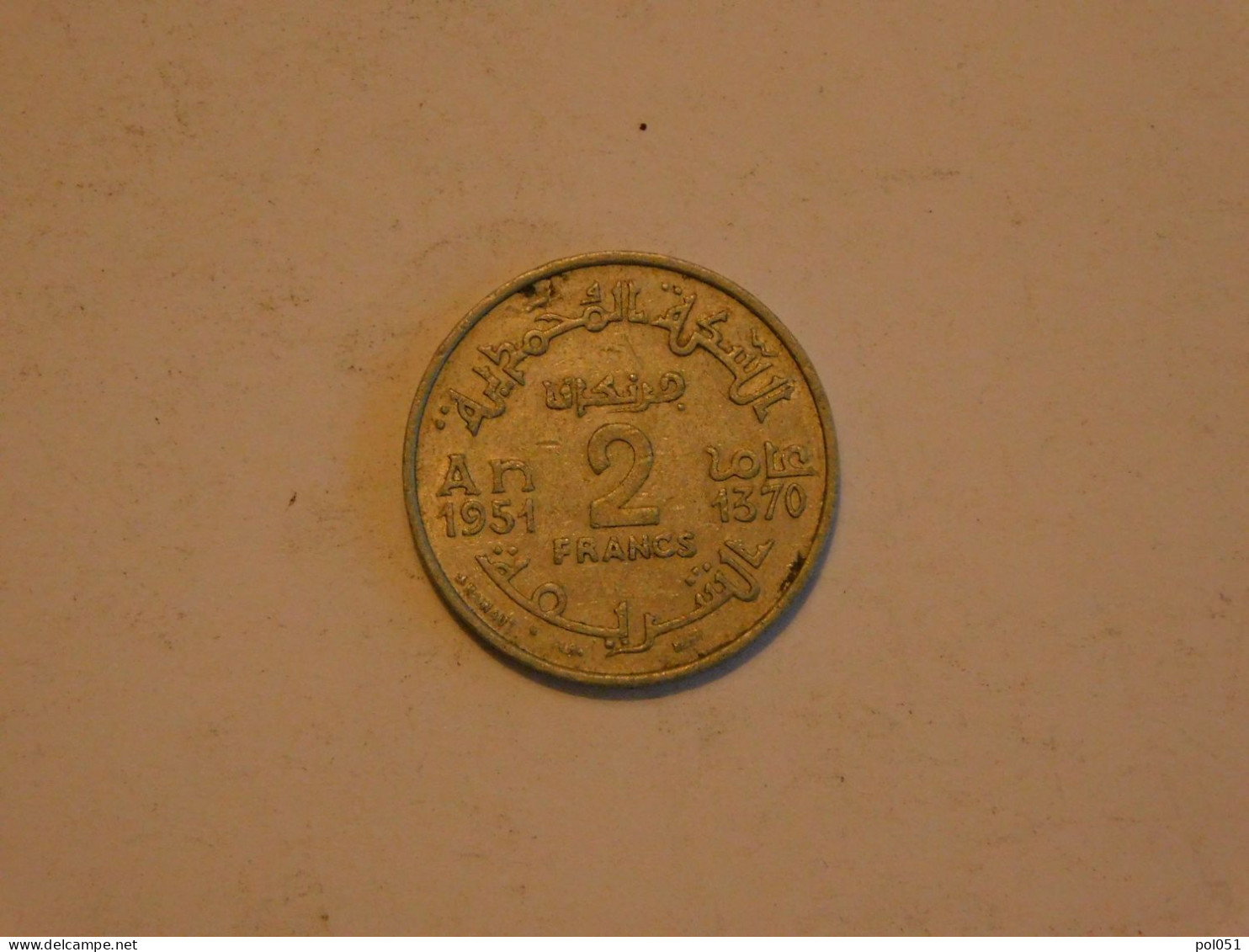 Maroc - 2 Francs 1370 1951 - Maroc