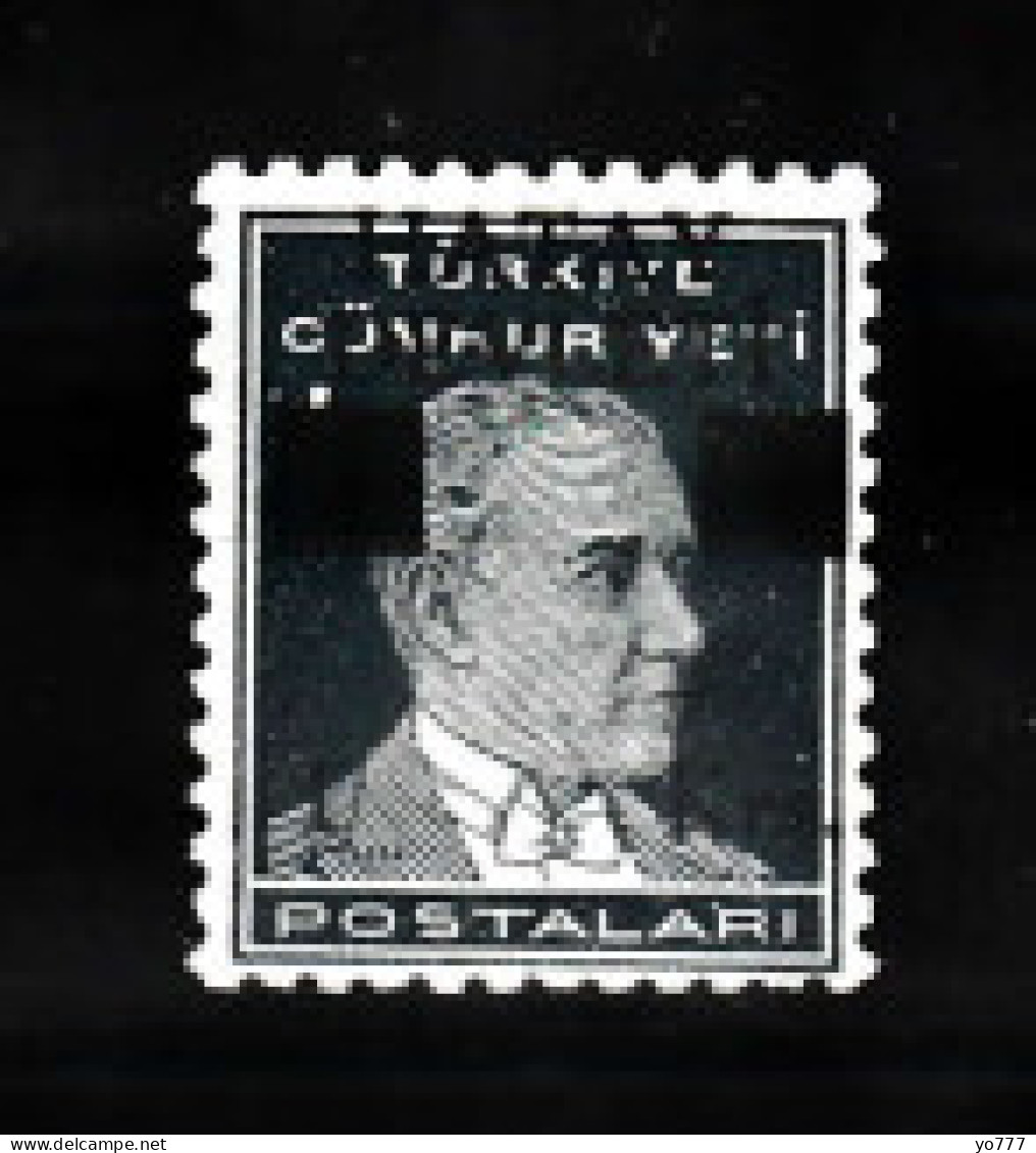 (H-05) 1939 BLACK "" HATAY DEVLETI "" OVERPRINTED POSTAGE STAMPS ON TURKISH REPUBLIC POSTAGE STAMPS MH* ERROR - 1934-39 Sandschak Alexandrette & Hatay