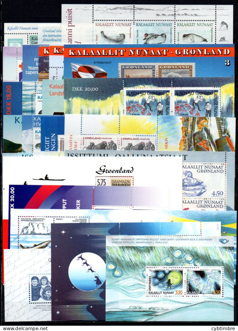 Groenland:: Yvert N° Entre BF 1/42 459**; MNH; Cote 459€; Voir Les 2 Scans - Verzamelingen & Reeksen