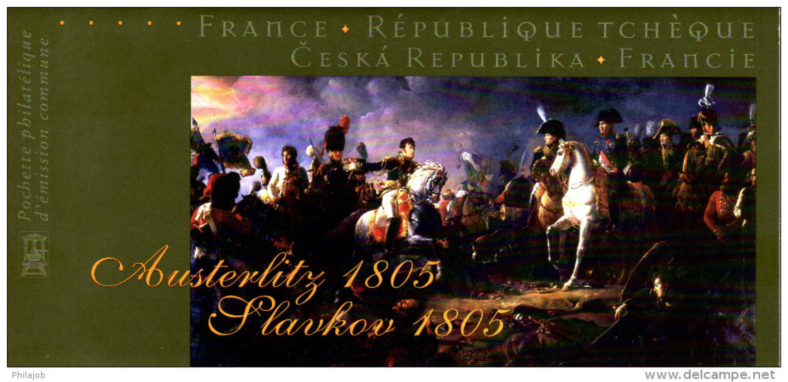 " FRANCE / REP. TCHEQUE : NAPOLEON (Emission Commune) De 2005. 4 X N°YT 3782 + Rep. Tcheque 4 X N°YT 399 PPEC - Napoléon