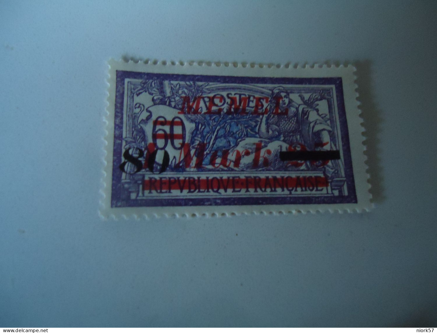 MEMEL FRANCE MLN STAMPS   OVEPRINT - Oblitérés