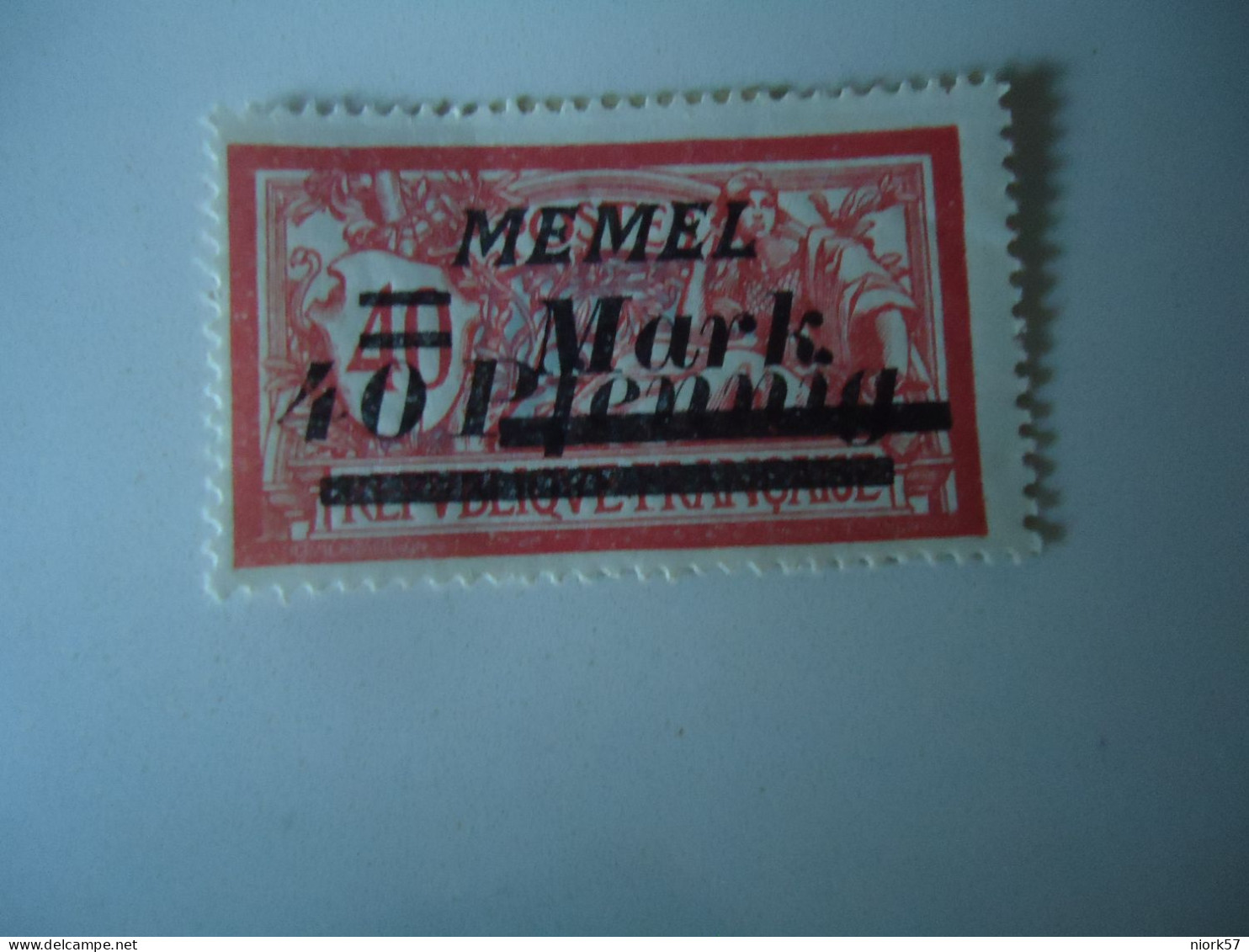 MEMEL FRANCE MLN STAMPS   OVEPRINT - Oblitérés