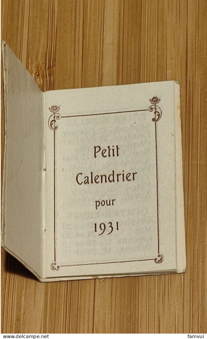 lot de 11 tout petits calendriers papier de sac à main :1914, 1916, 1918, 1930, 1930, 1931, 1932, 1933, 1939, 1946, 1949