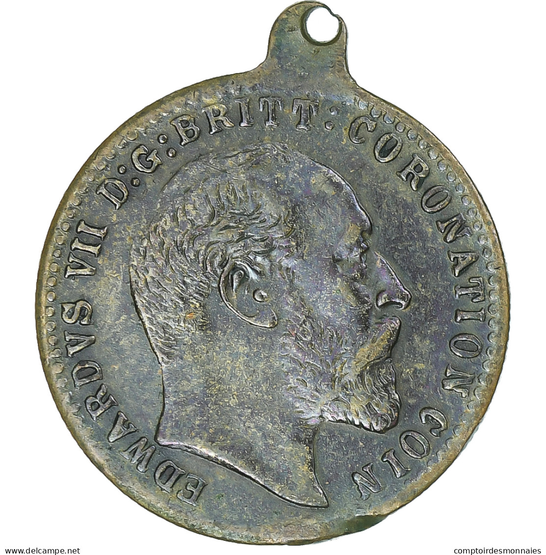 Royaume-Uni, Médaille, Edward VII Coronation, 1911, SUP, Laiton - Autres & Non Classés