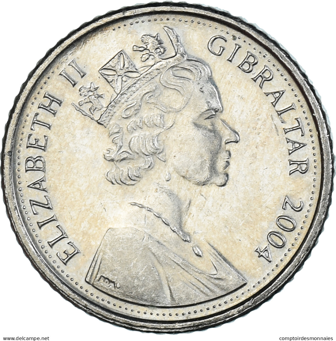 Monnaie, Gibraltar, 5 Pence, 2004 - Gibraltar