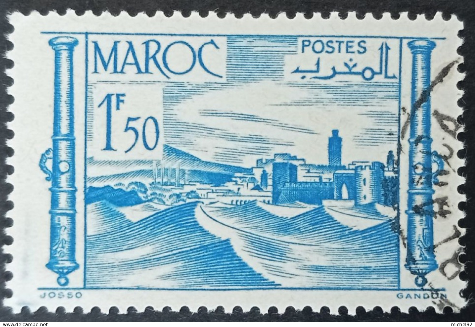 Maroc 1947-49 - YT N°252 - Oblitéré - Gebraucht