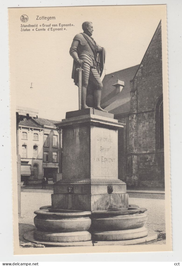 Zottegem  Standbeeld Graaf Van Egmont  Statue Comte D'Egmont - Zottegem