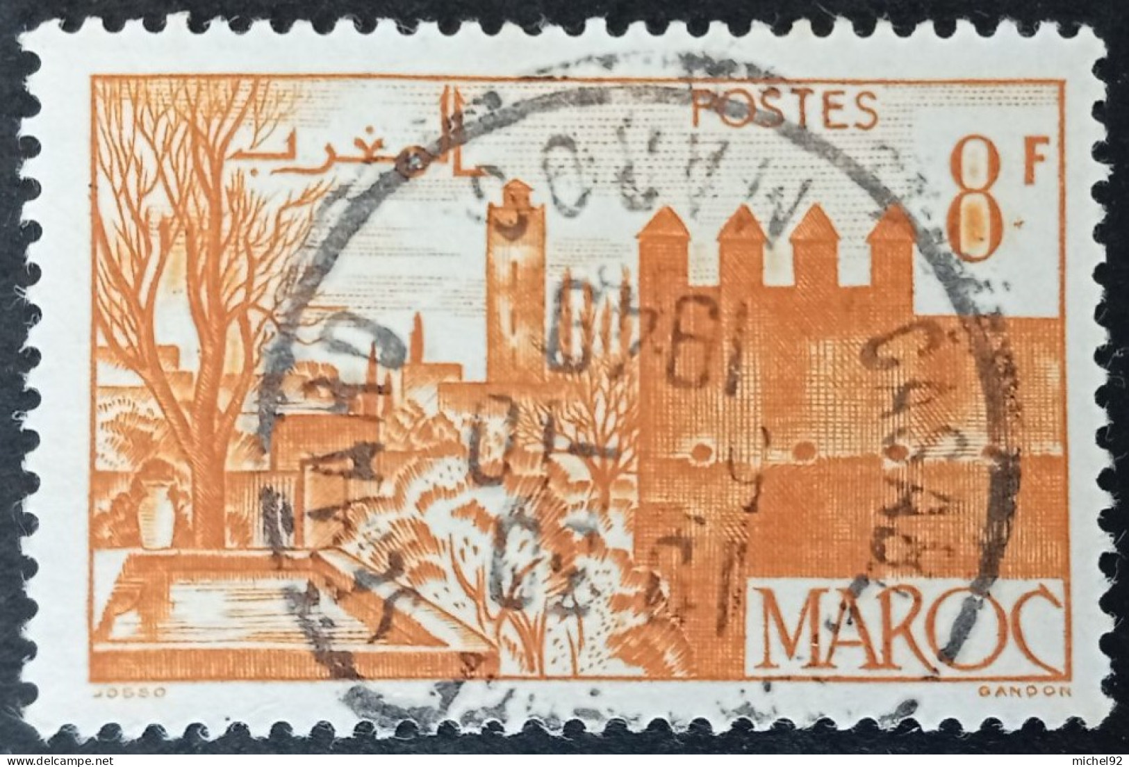 Maroc 1947-49 - YT N°258A - Oblitéré - Used Stamps