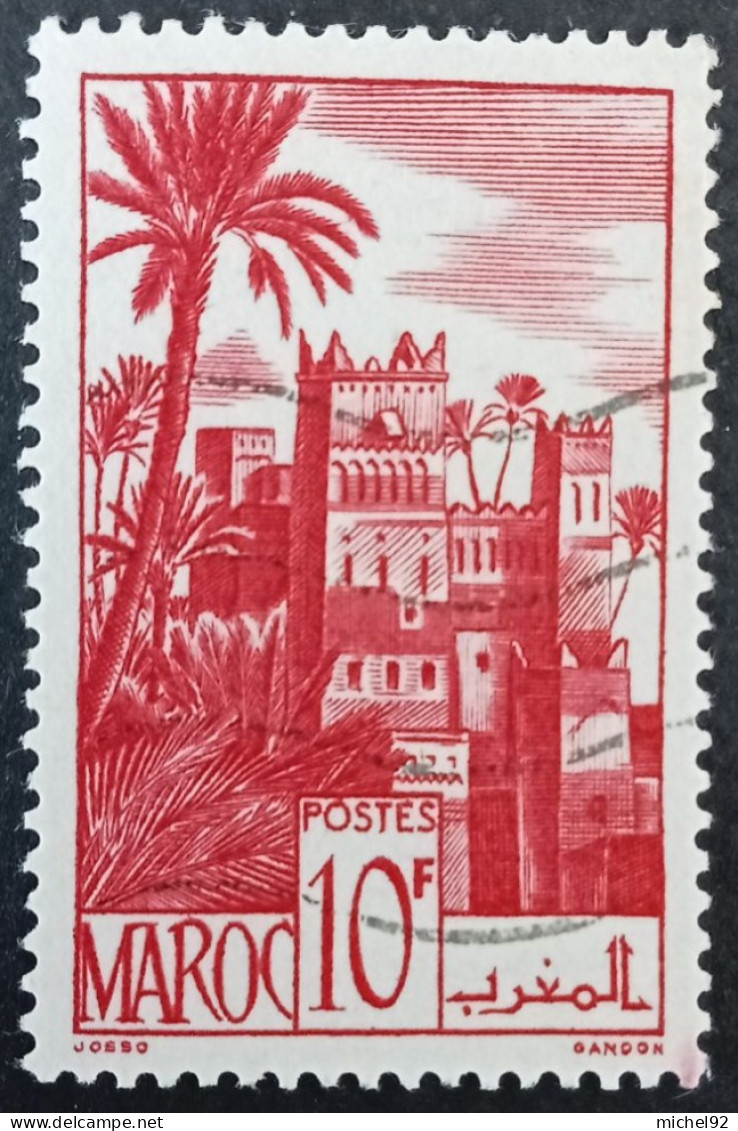 Maroc 1947-49 - YT N°260A - Oblitéré - Usati