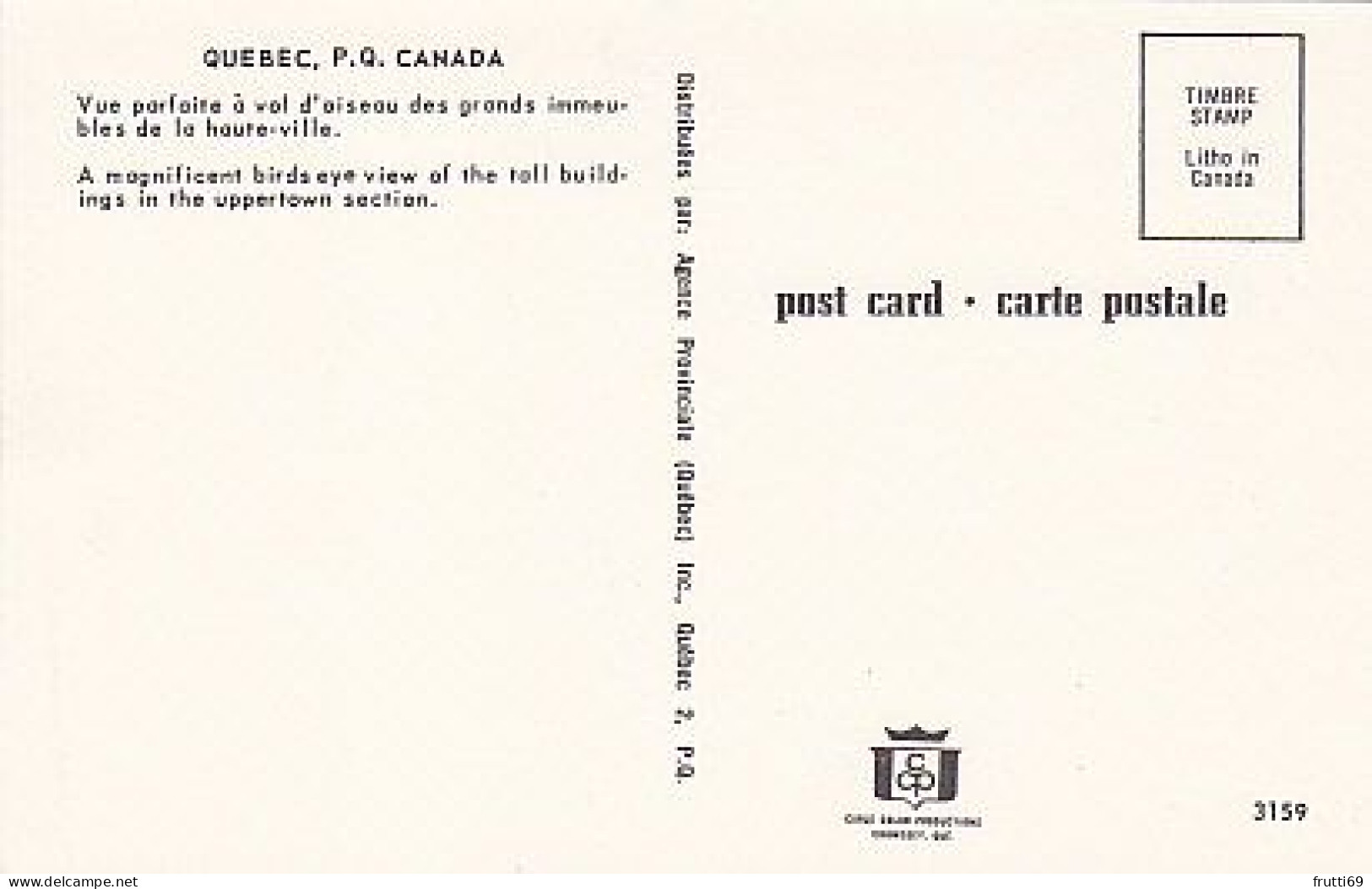 AK 180909 CANADA - Quebec - Québec - Québec - La Cité