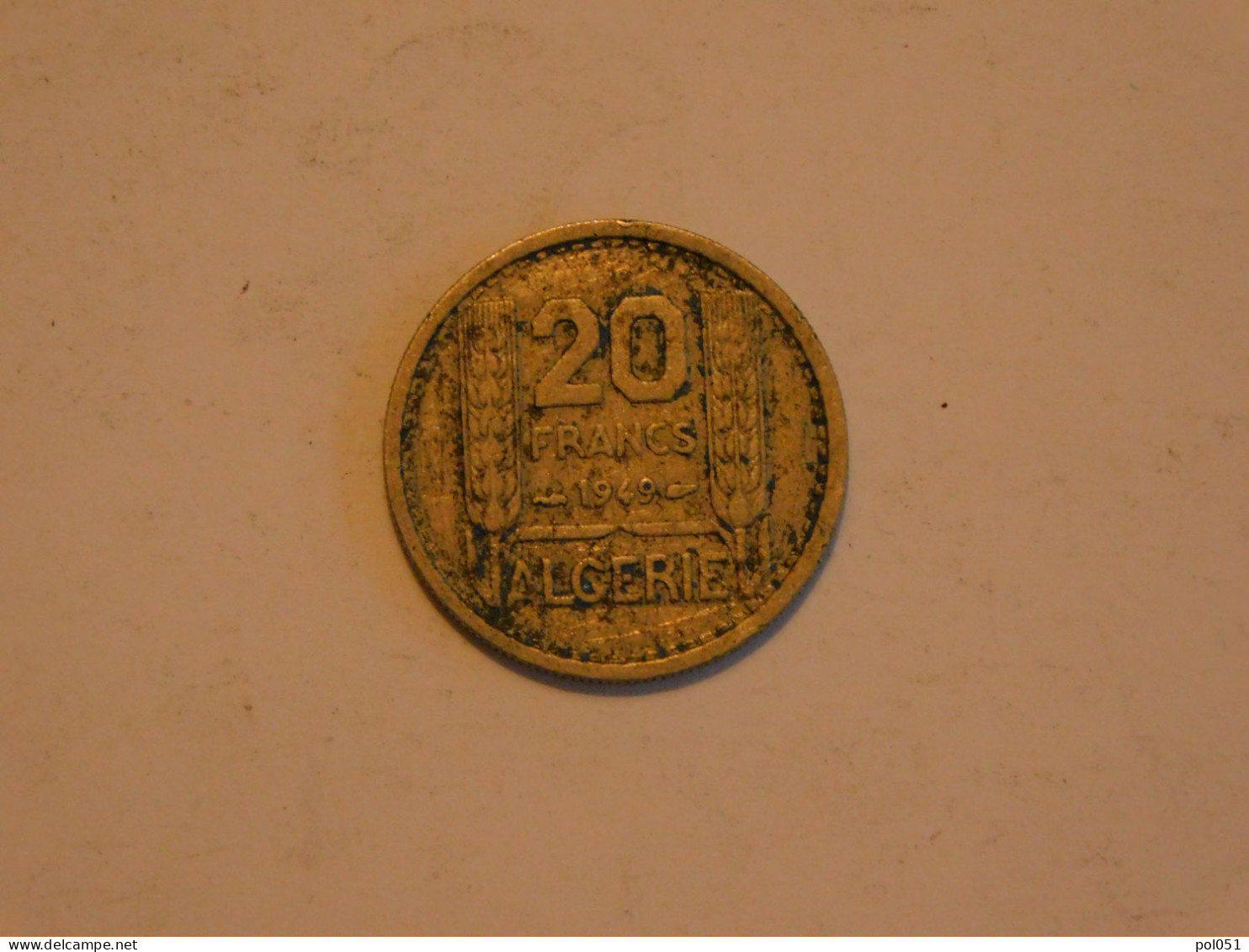 ALGERIE 20 Francs 1949 - Argelia