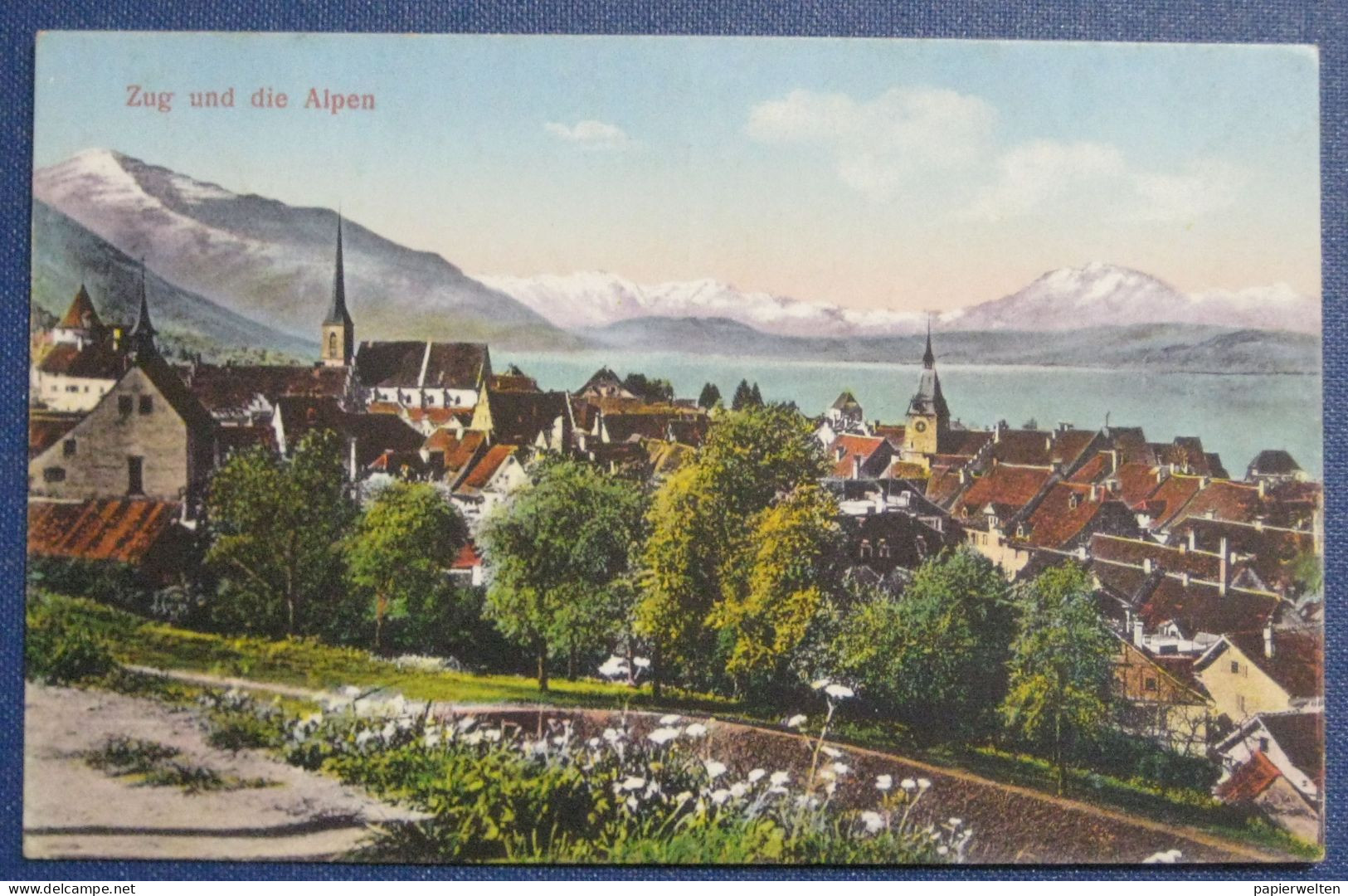 Zug - Panorama Mit Alpen - Zugo