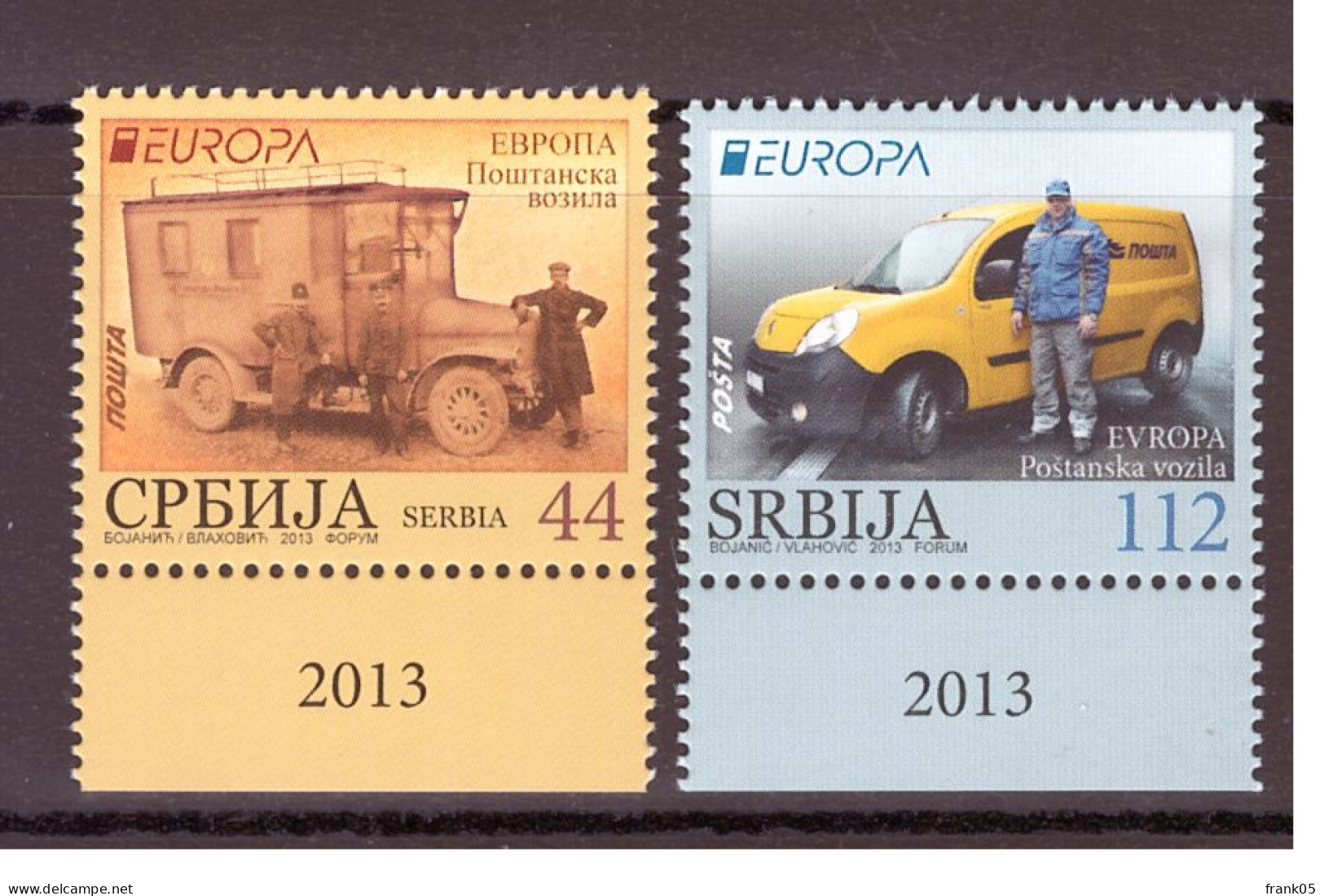 Serbien / Serbia / Serbie 2013 Satz/set EUROPA ** - 2013