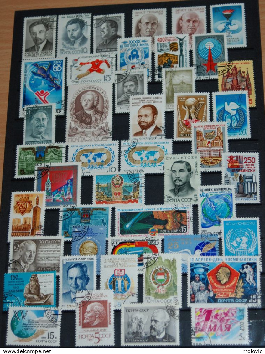 USSR SOVIET, Mix Stamps, Collection, Used - Verzamelingen