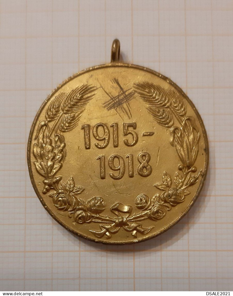 Bulgaria Bulgarie Bulgarien Bulgarian WW1 World War 1915-1918 Commemorative Participation Medal, Order, Badge (ds1154) - Sonstige & Ohne Zuordnung