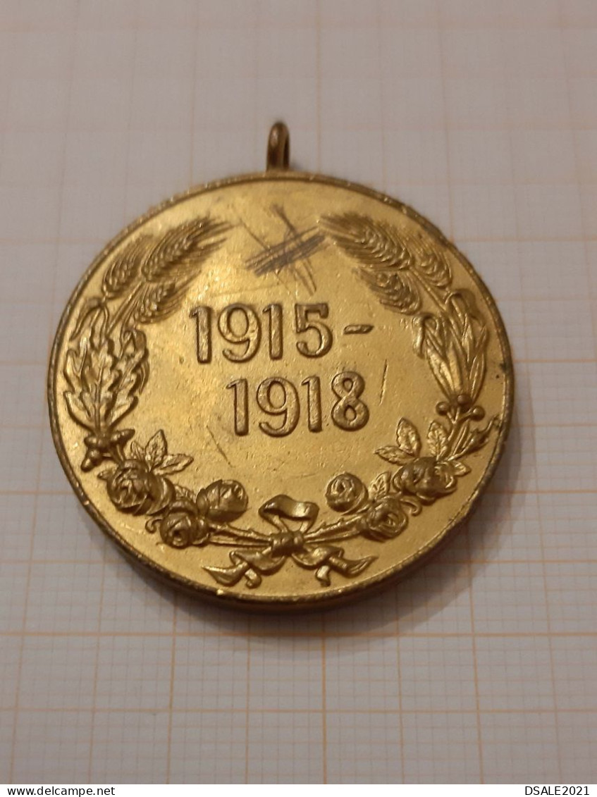 Bulgaria Bulgarie Bulgarien Bulgarian WW1 World War 1915-1918 Commemorative Participation Medal, Order, Badge (ds1154) - Sonstige & Ohne Zuordnung