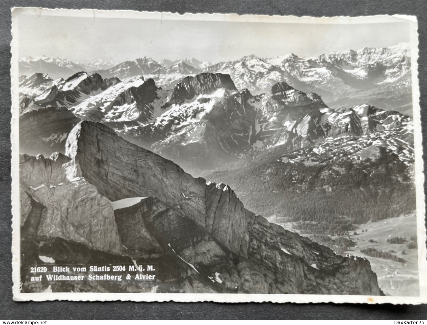 Blick Vom Säntis Auf Wildhauser Schafberg & Alvier - Wildhaus-Alt Sankt Johann