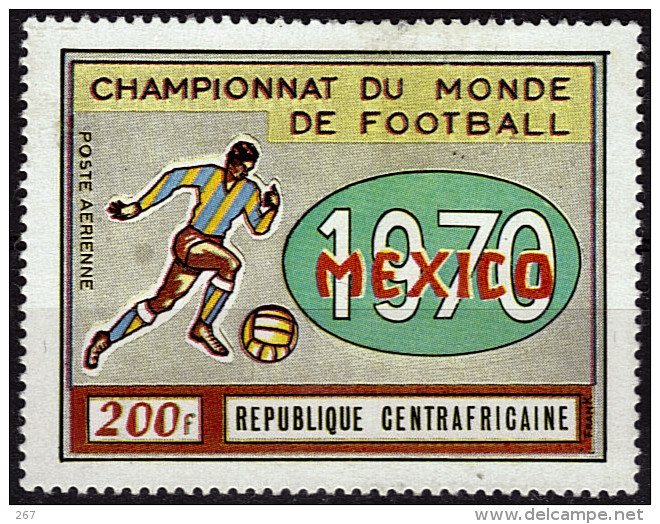 CENTRAFRIQUE    PA 88   * *   Cup 1970  Football  Soccer Fussball - 1970 – Mexico