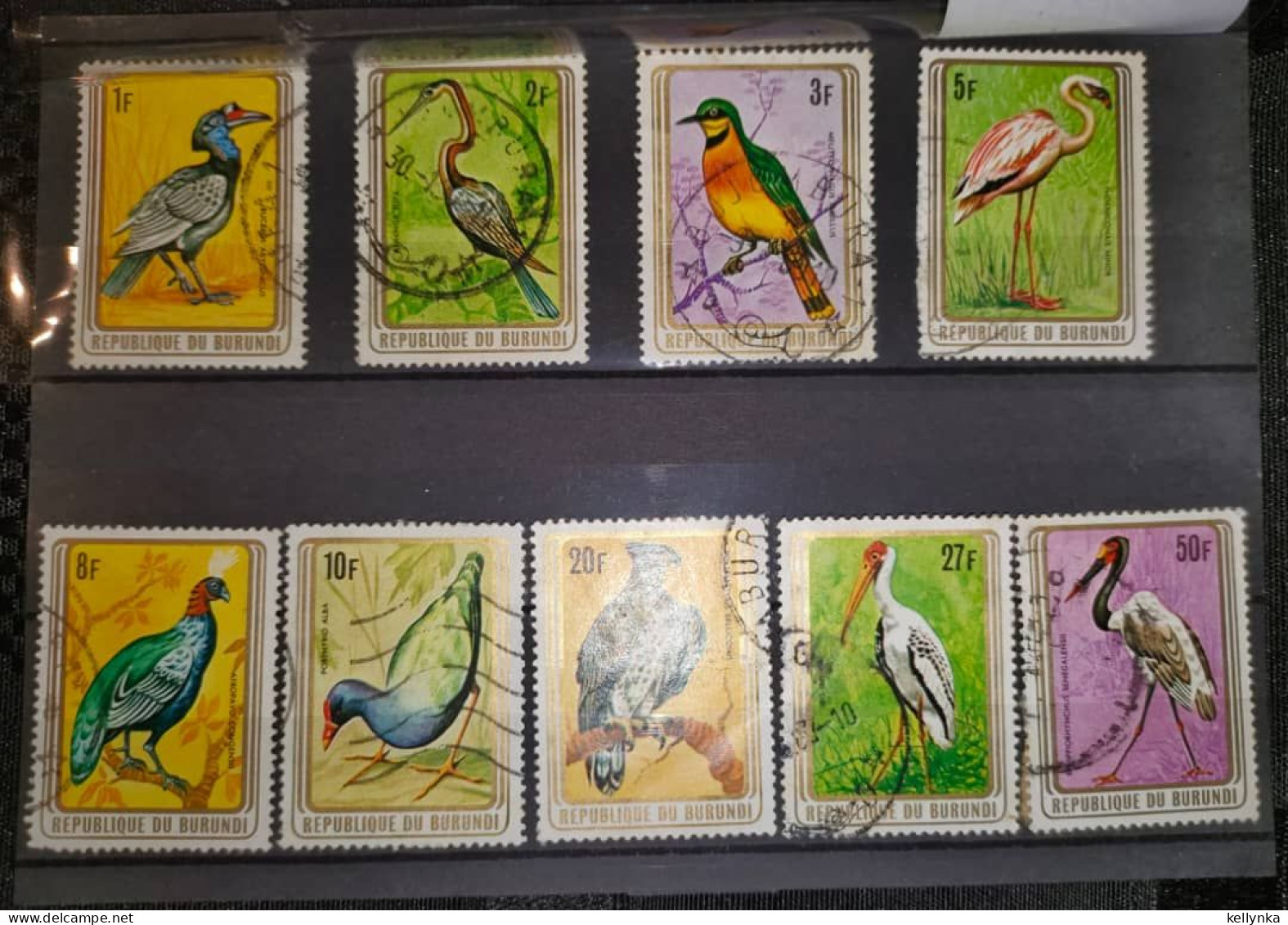 Burundi - 830/838 - Oiseaux - 1979 - Oblitérés - Neufs