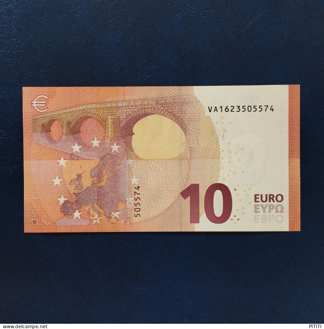 EURO SPAIN 10 V002A3 VA DRAGHI UNC - 10 Euro