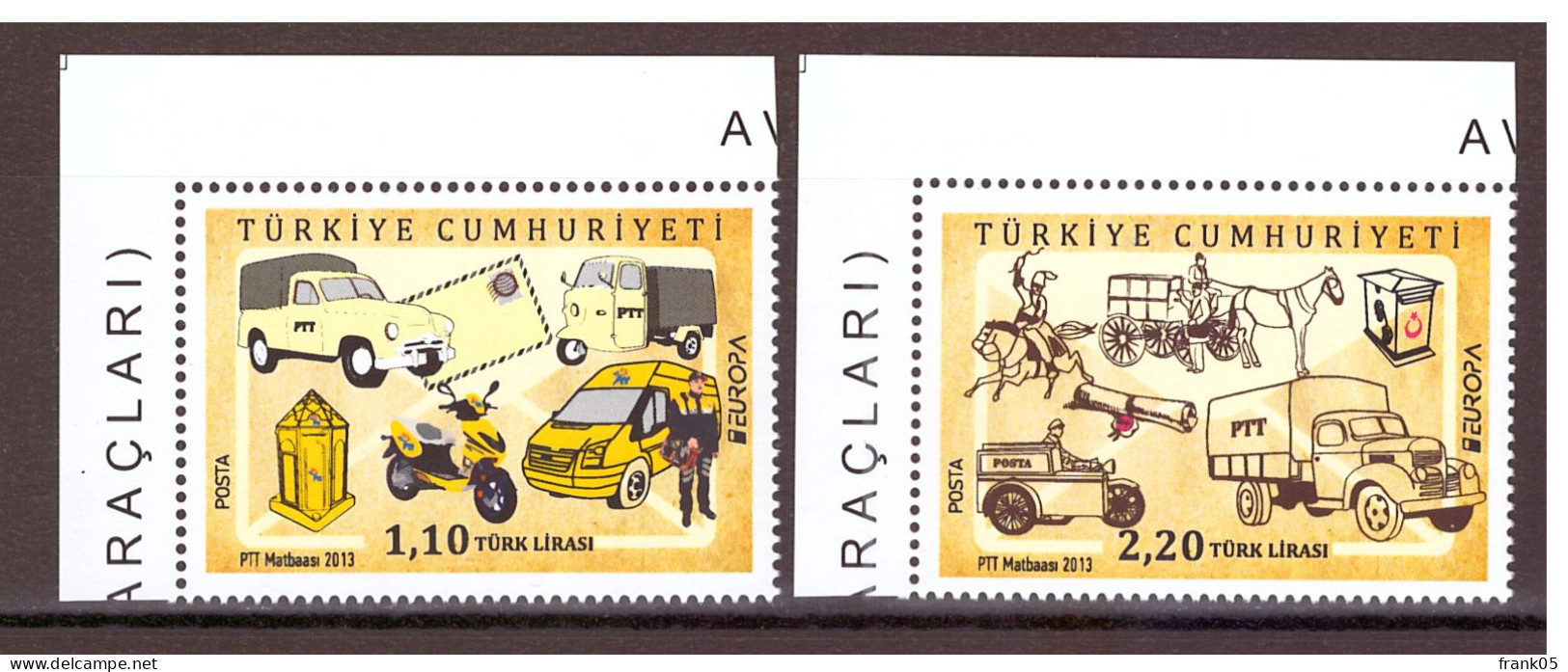 Türkei / Turkey / Turquie 2013 Satz/set EUROPA ** - 2013