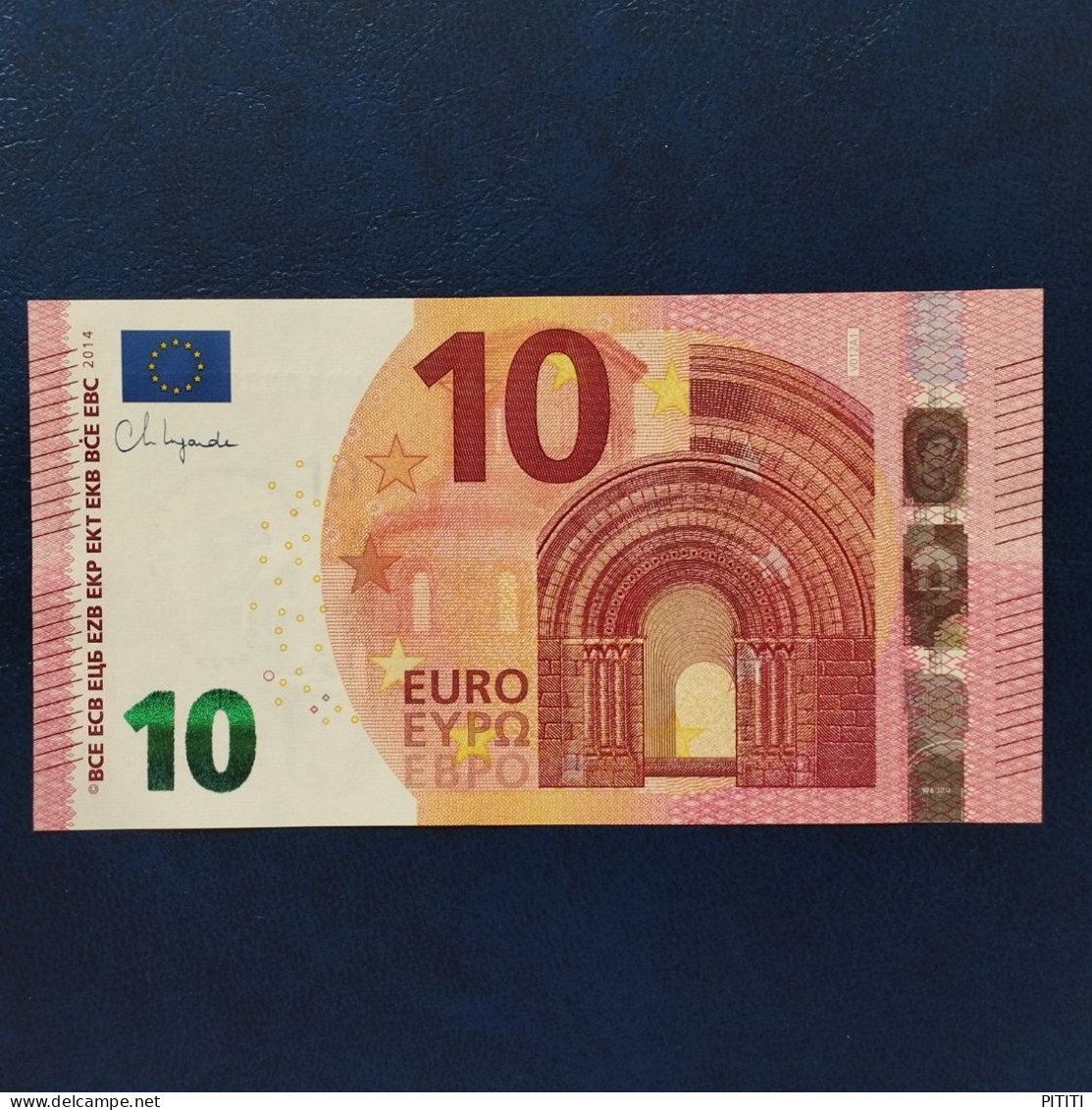 EURO SPAIN 10 V012A1 VB LAGARDE UNC - 10 Euro