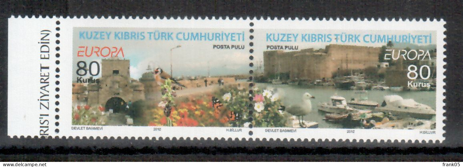 Turkish Republic Of Northern Cyprus / Türkisch-Zypern / Chypre Turc 2012 Pair/Paar EUROPA ** - 2012