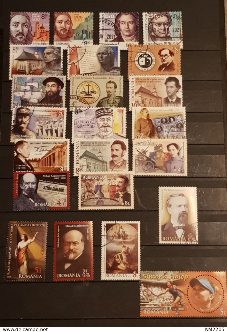 ROMANIA DIFFERENT TOPICS LOT STAMPS CTO-  USED - Oblitérés