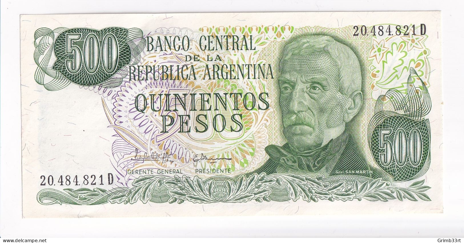 Argentina - 500 Pesos - 1977-1982 - Argentinië