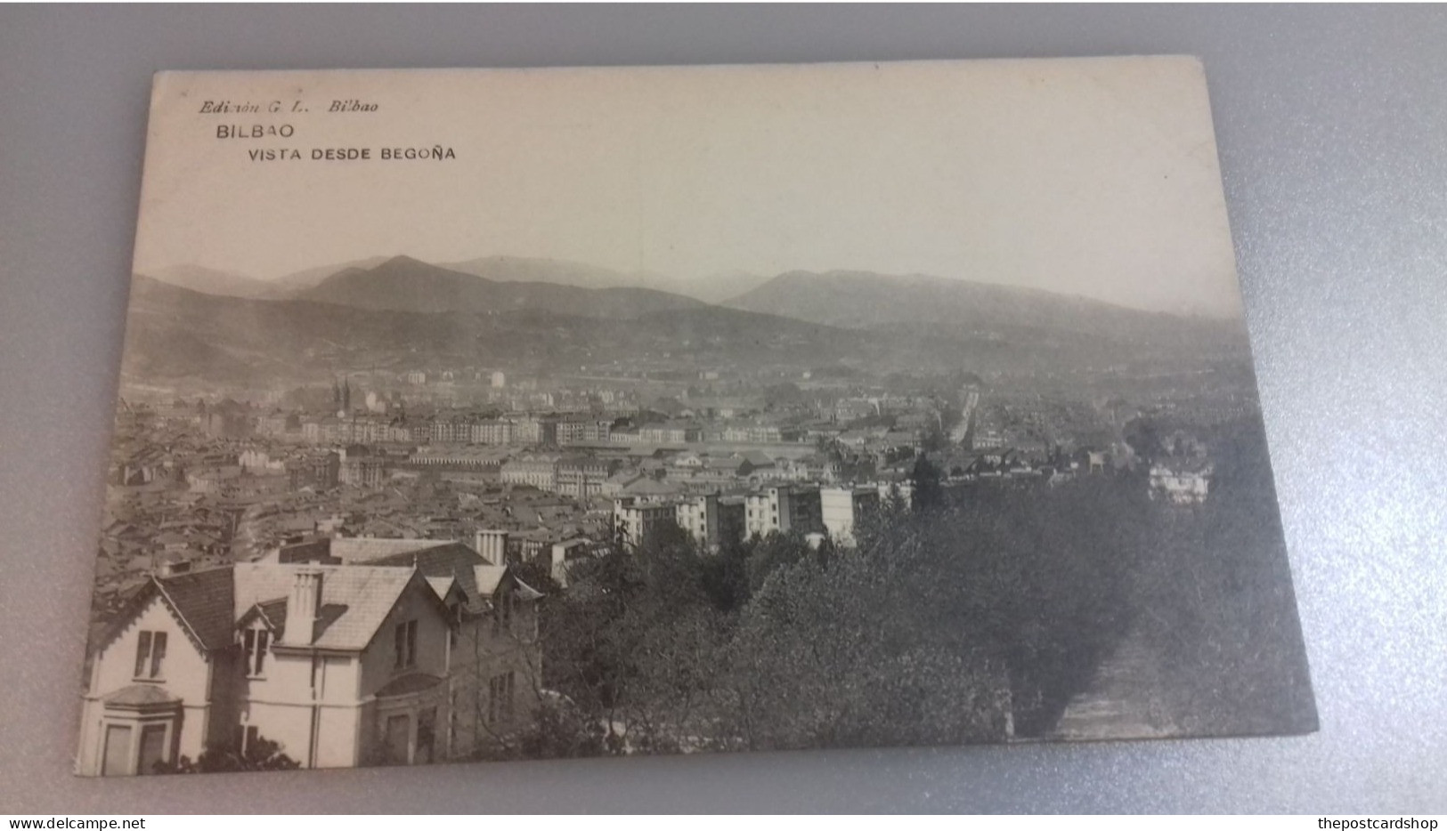 BILBAO ESPAÑA BILBAO VISTA DESDE BEGOÑA  EDICION G.L. BILBAO UNUSED País Vasco Vizcaya (Bilbao) - Vizcaya (Bilbao)