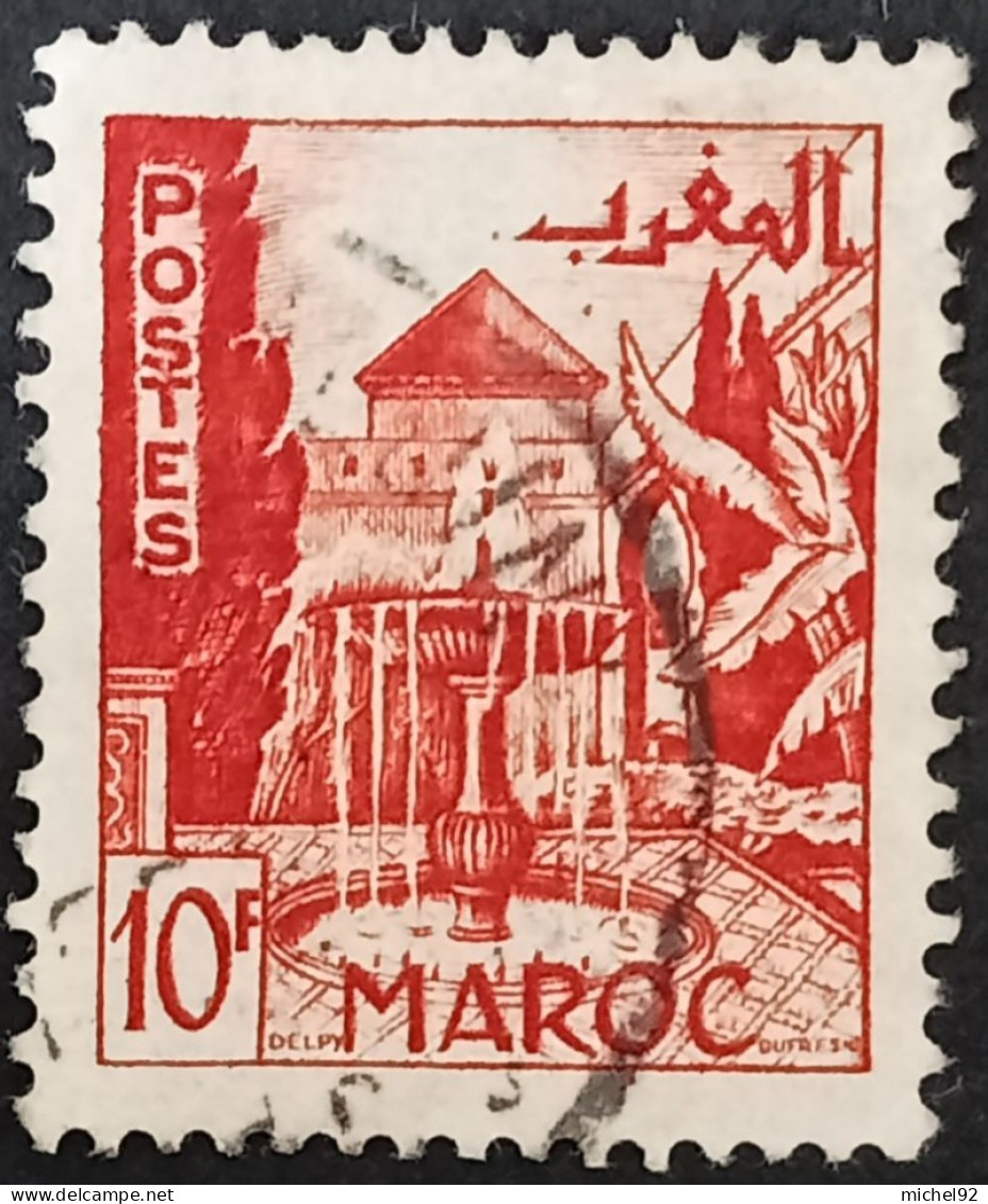 Maroc 1949 - YT N°284 - Oblitéré - Usati