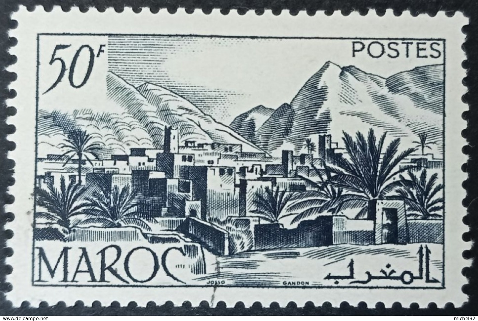 Maroc 1950 - YT N°293 - Oblitéré - Usados
