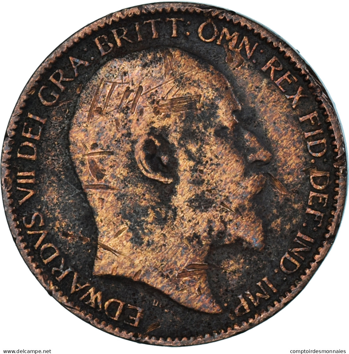 Monnaie, Grande-Bretagne, Farthing, 1905 - B. 1 Farthing