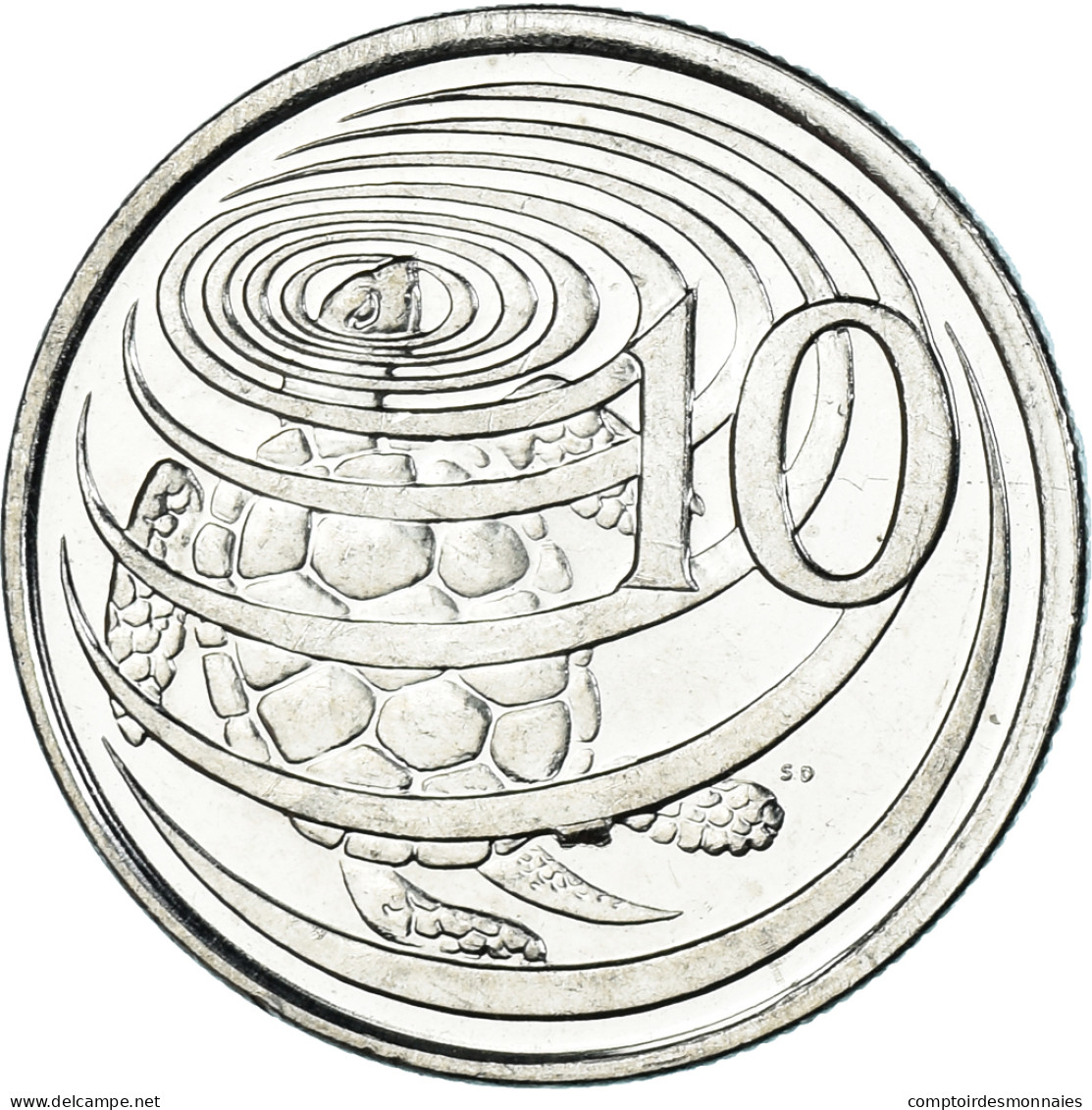 Monnaie, Îles Caïmans, 10 Cents, 1999 - Caimán (Islas)