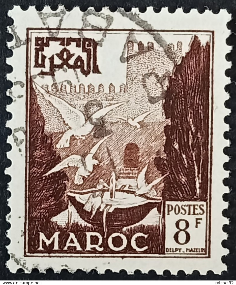 Maroc 1951-54 - YT N°308 - Oblitéré - Oblitérés