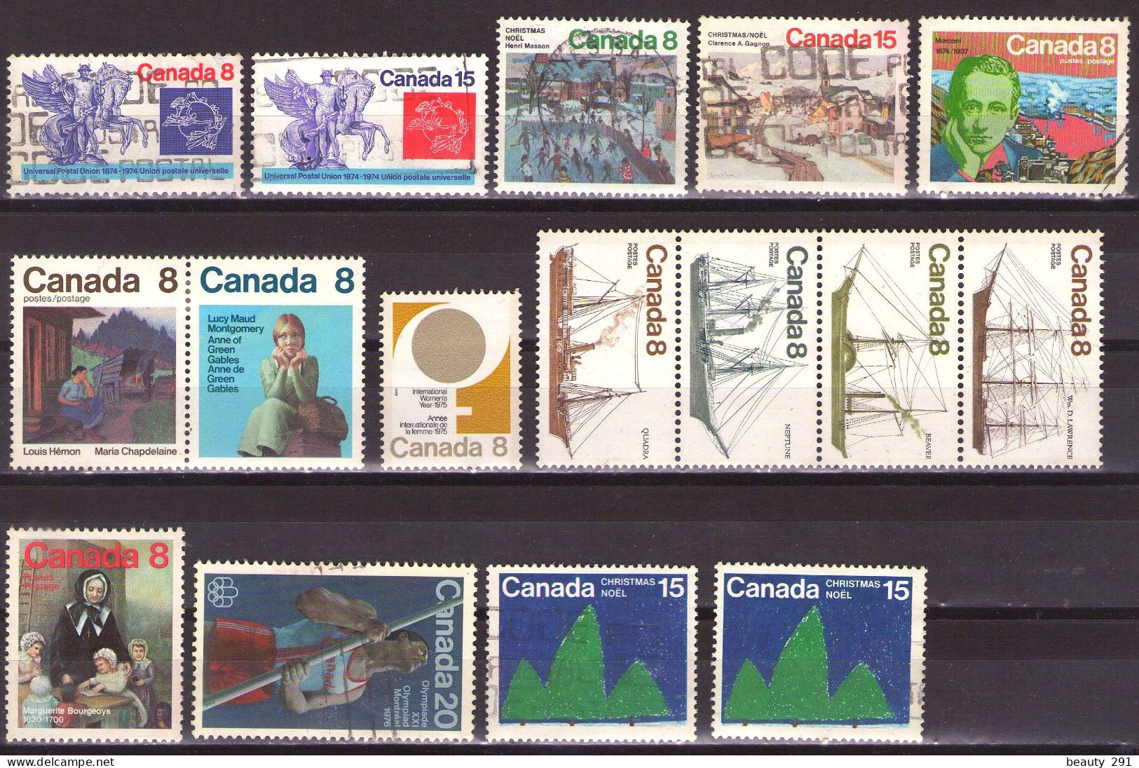 Canada 1974-75 - ELIZABETH II - LOT - USED - Oblitérés