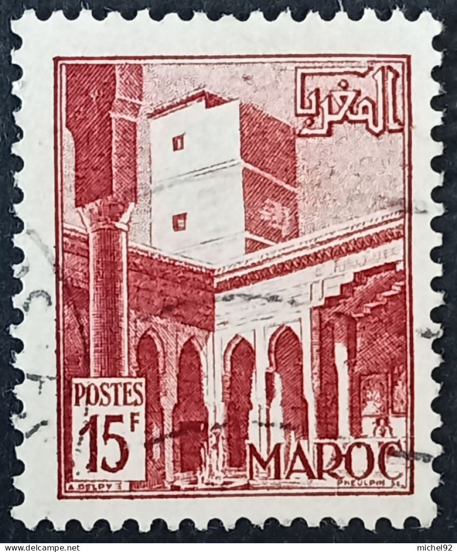 Maroc 1951-54 - YT N°310 - Oblitéré - Oblitérés